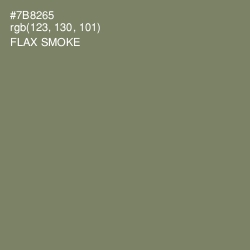 #7B8265 - Flax Smoke Color Image